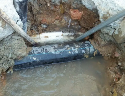 长岛测漏水之水管漏水